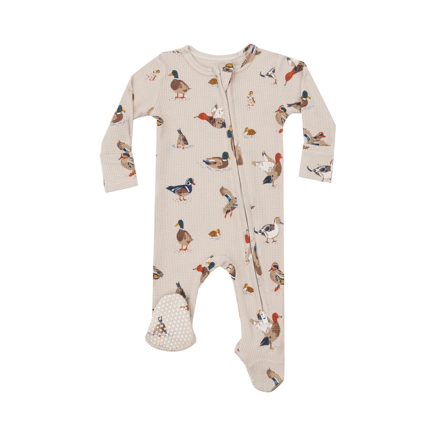 Ducks - 2 Way Rib Zipper Footie