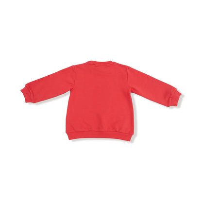Candy Canes Puffy Long Sleeve Oversized Sweatshirt + Flared Pant
