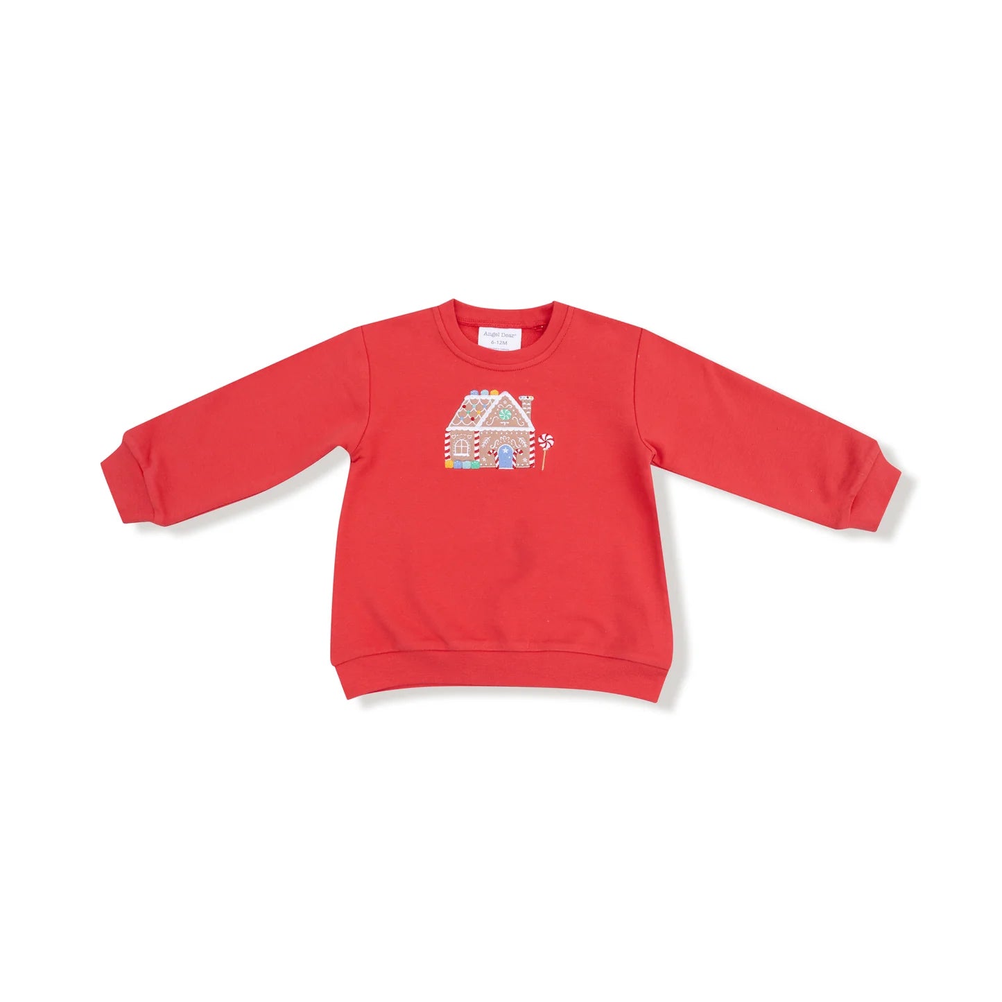 Candy Canes Puffy Long Sleeve Oversized Sweatshirt + Flared Pant