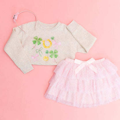 Bow Lace Tiered Tutu - Kids Boutique Clothing