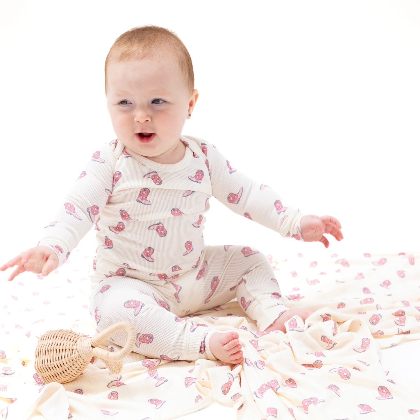 Petite Cowgirl Boots Loungewear Set