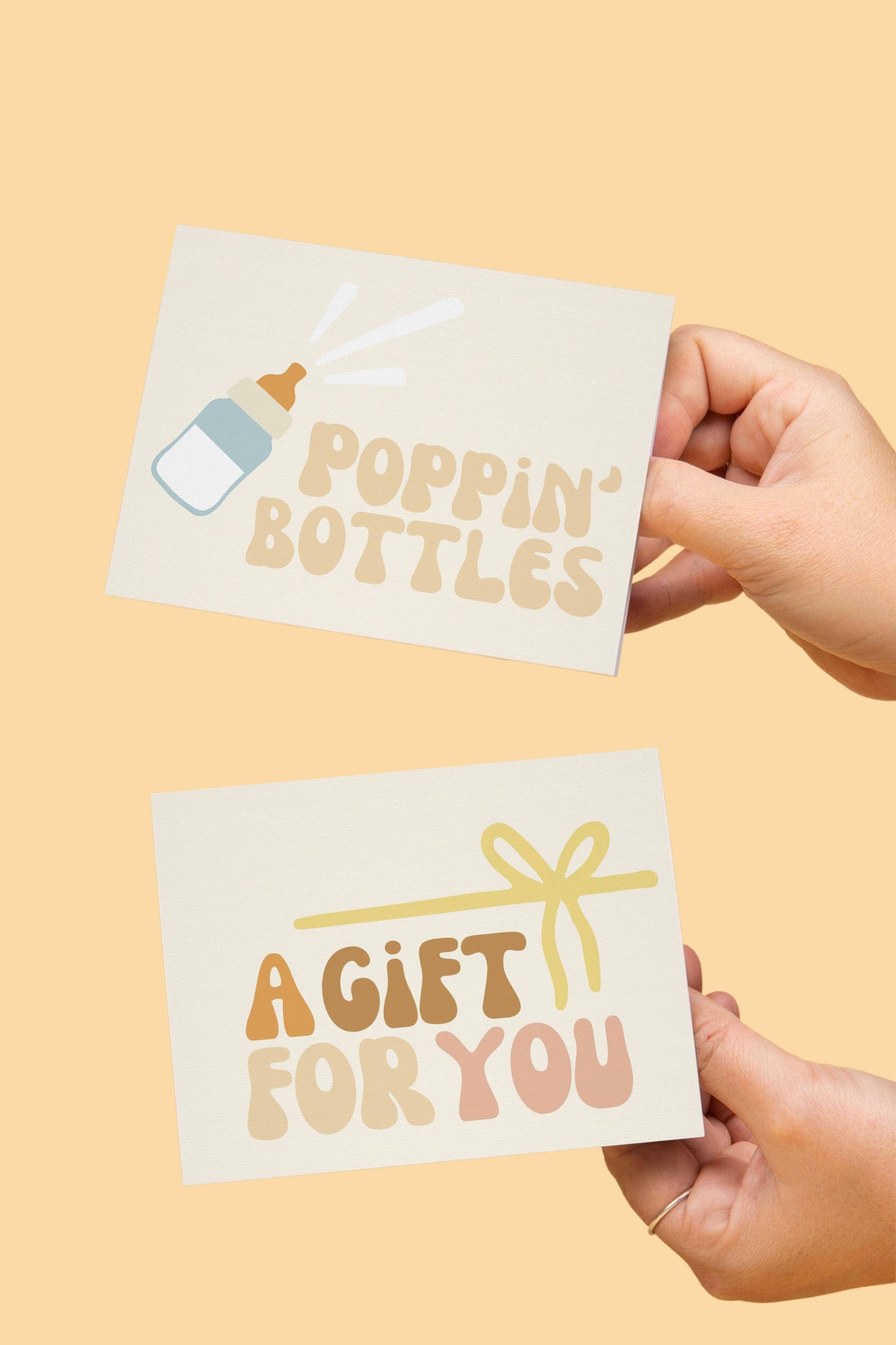 Poppin' Bottles Greeting Card