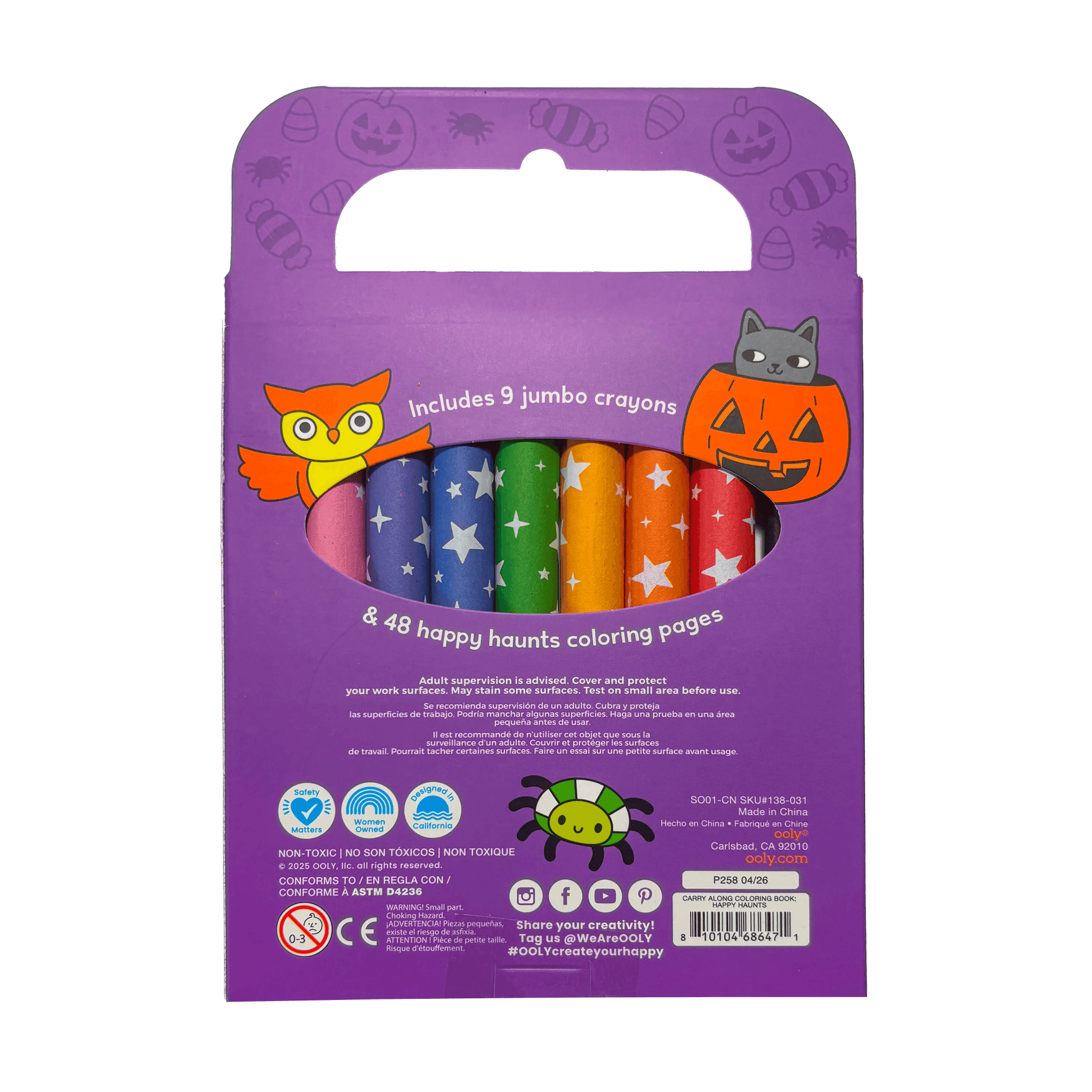 Carry-Along Coloring Book Set - Happy Haunts - view 7
