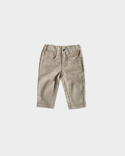 Boy's Corduroy Pant in Beige