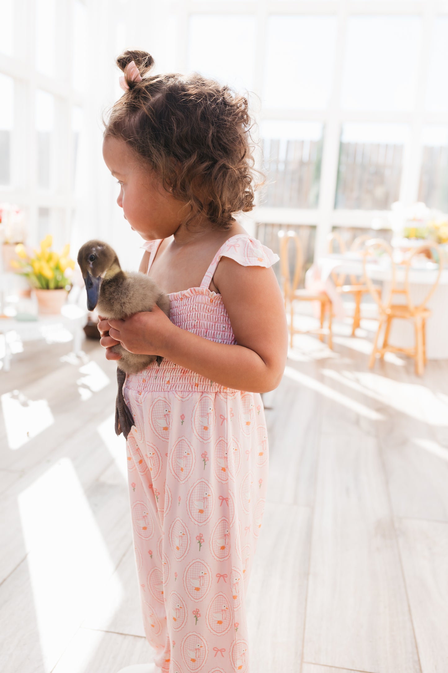 Pink Little Goose Jumpsuit