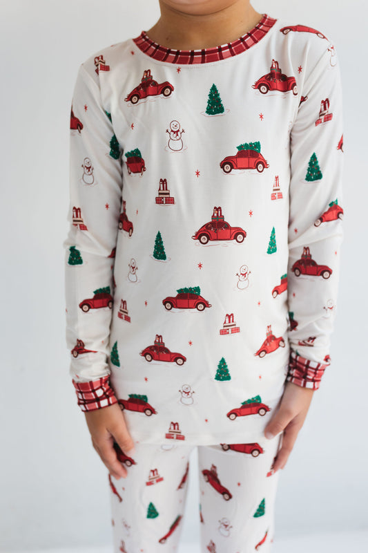 Red Holly Jolly Cruisers Two Piece Set