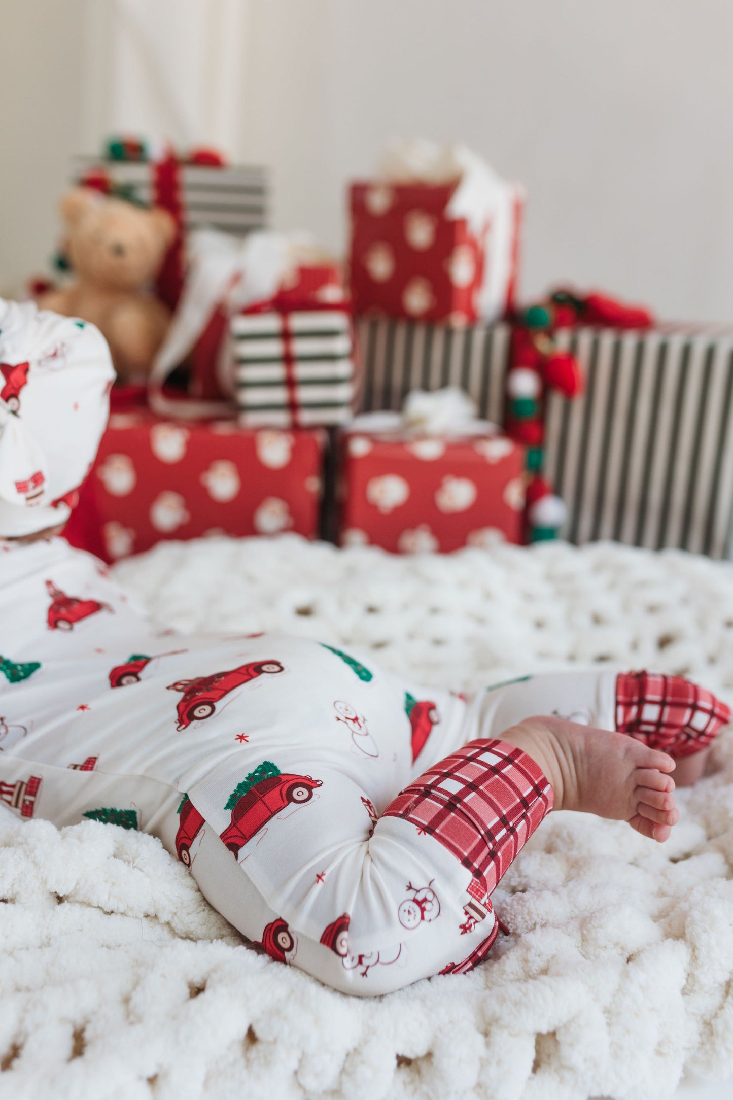 Red Holly Jolly Cruisers Zipper Romper