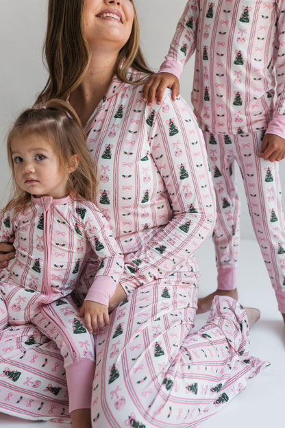 Pinkmas Zipper Romper