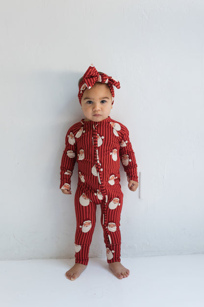 Santa Zipper Romper