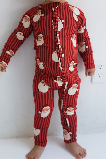 Santa Zipper Romper