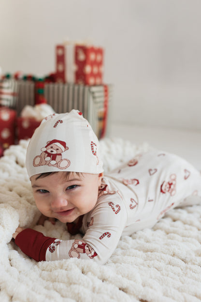 Bear-y Merry Newborn Hat