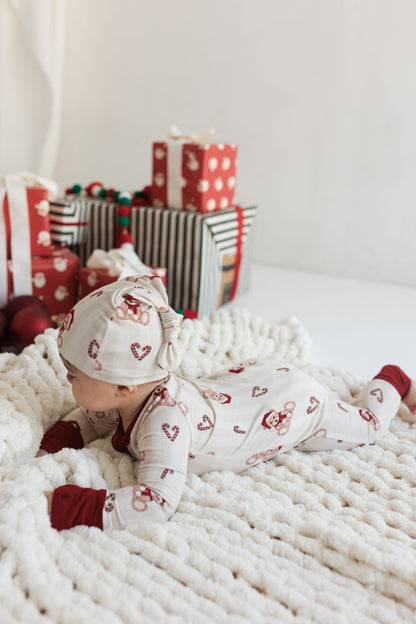 Bear-y Merry Newborn Hat