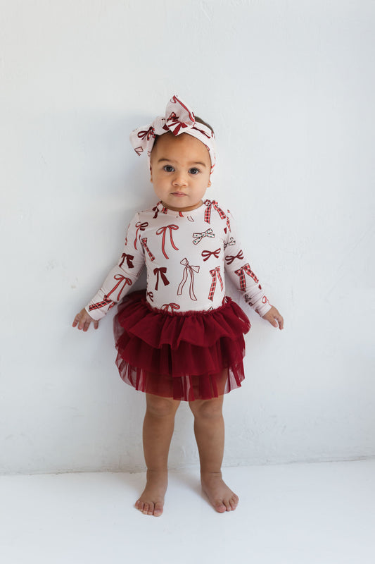 Merry Little Bows Tutu Bodysuit