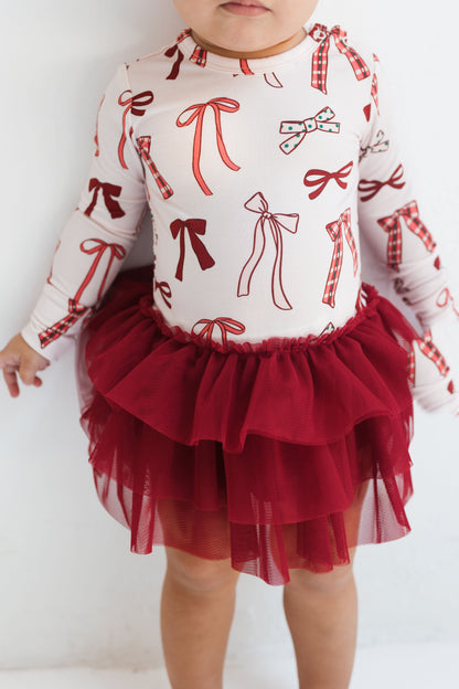 Merry Little Bows Tutu Bodysuit