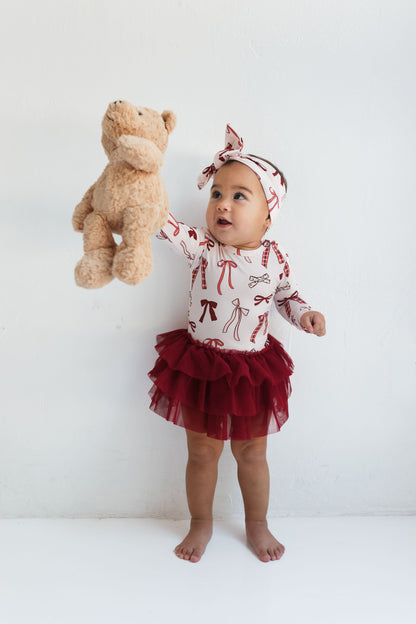 Merry Little Bows Tutu Bodysuit