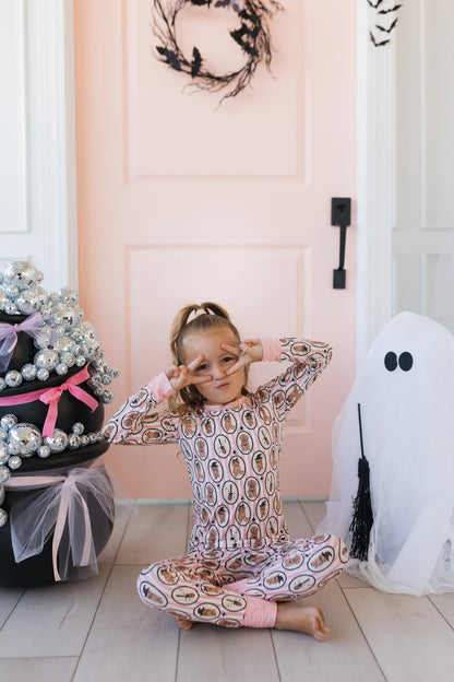 Pink Howl-o-Ween Pups Two Piece Set