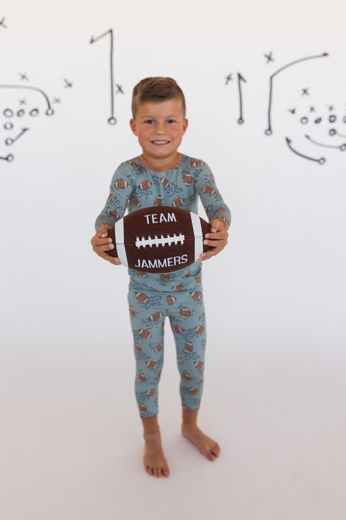 Green Football Two Piece Set