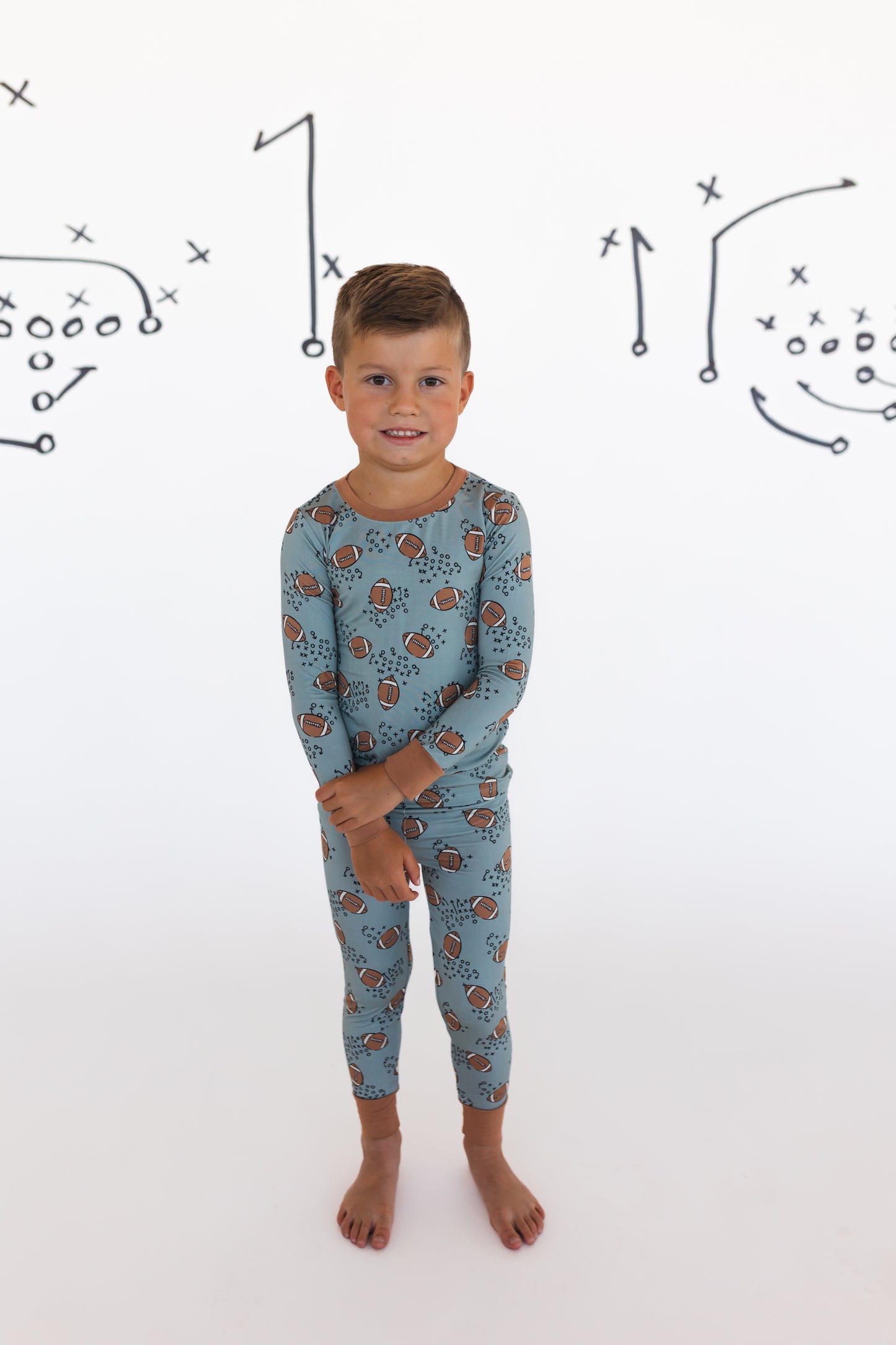 Green Football Two Piece Set