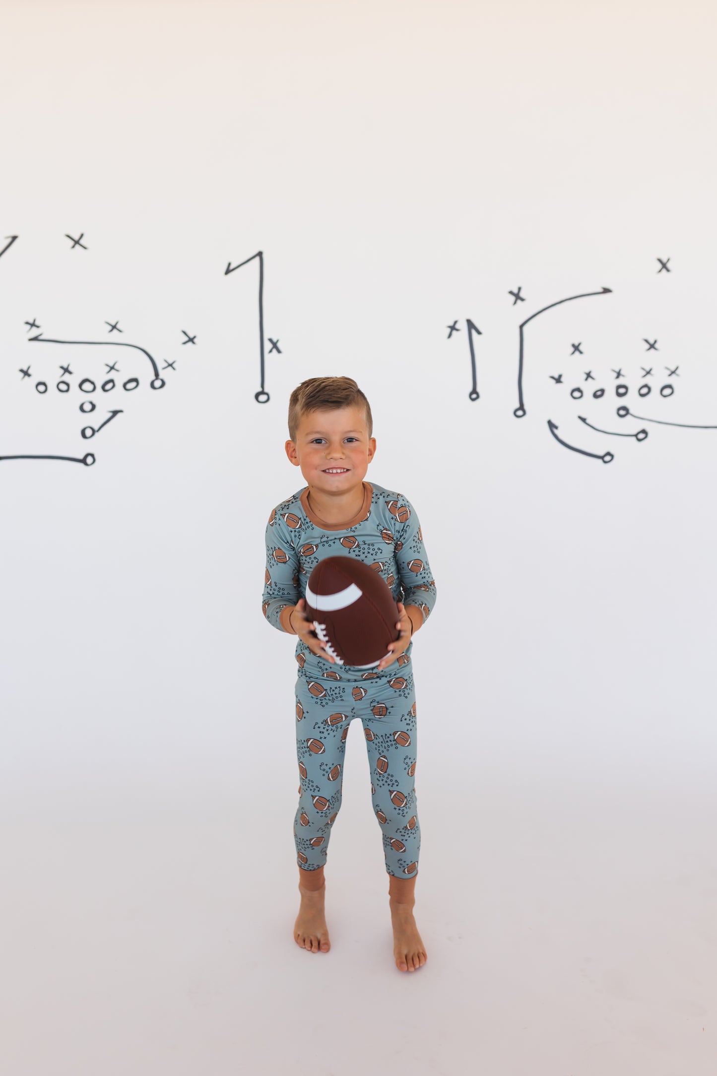 Green Football Two Piece Set