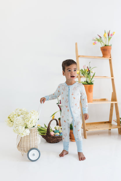 Oliver Rabbit Zipper Romper - view 4