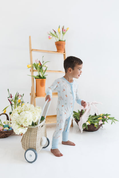 Oliver Rabbit Zipper Romper - view 5
