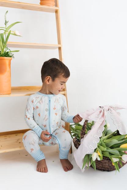 Oliver Rabbit Zipper Romper - view 6