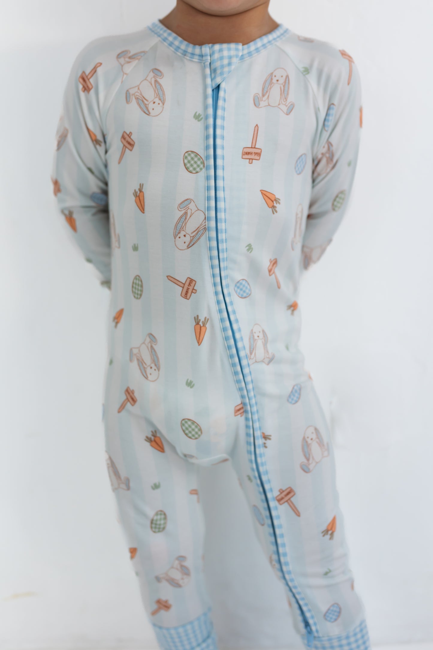 Oliver Rabbit Zipper Romper - view 2