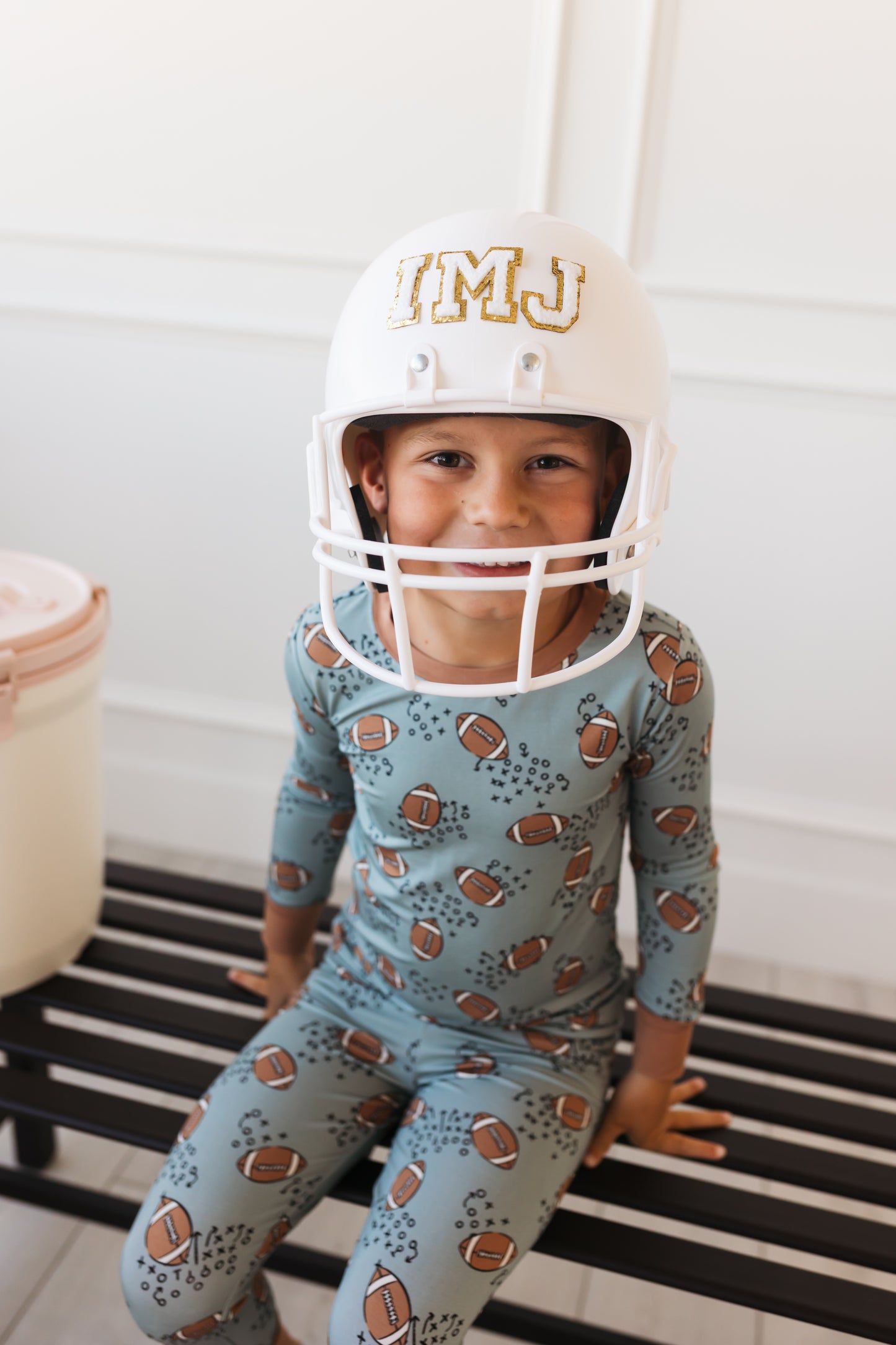 Green Football Two Piece Set