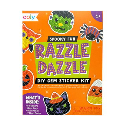 Mini Razzle Dazzle DIY Gem Sticker Kit - Spooky Fun - view 5