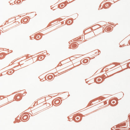 Organic Short Zip Romper - Cars