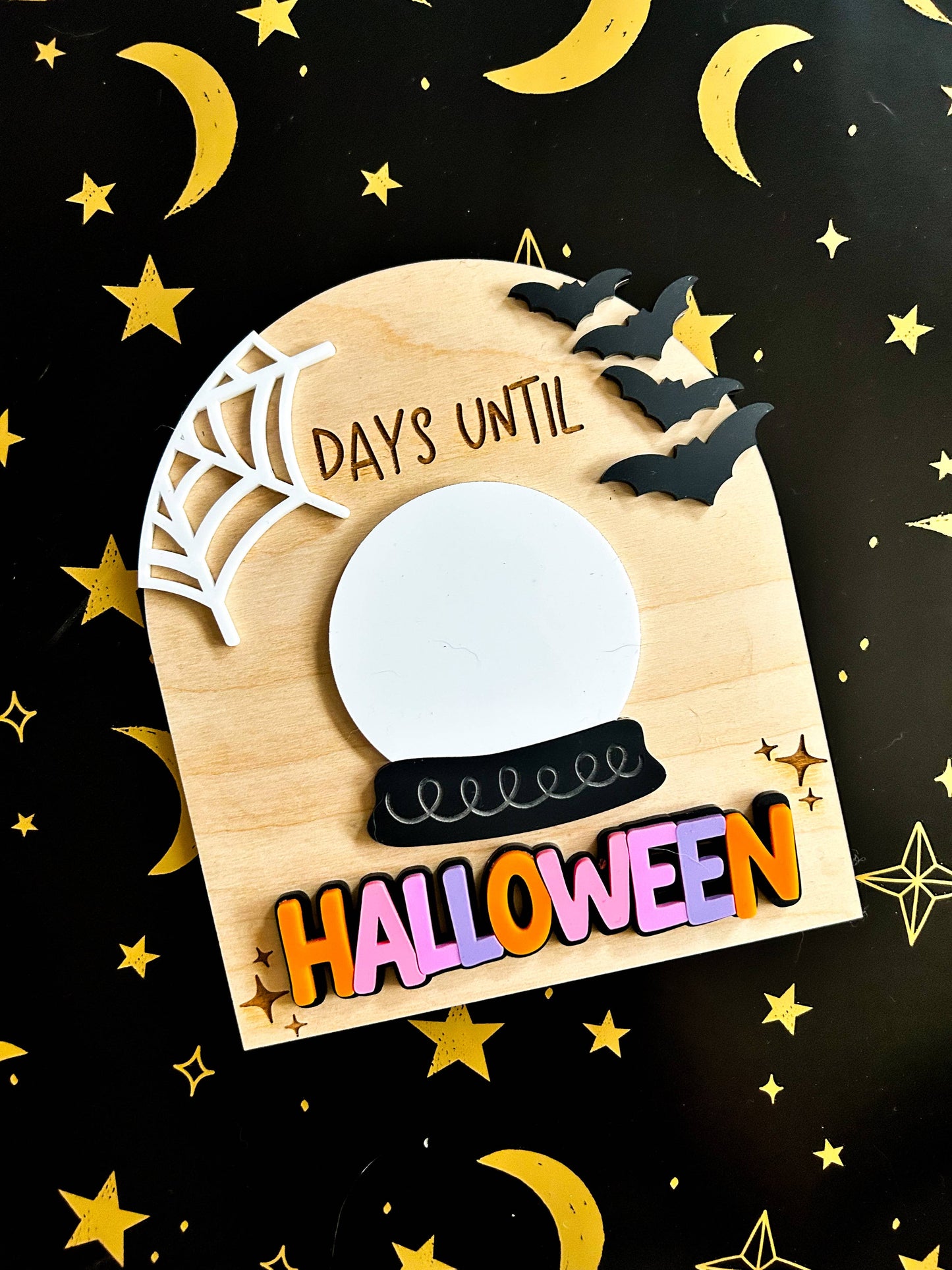 Witches Glass Halloween Countdown