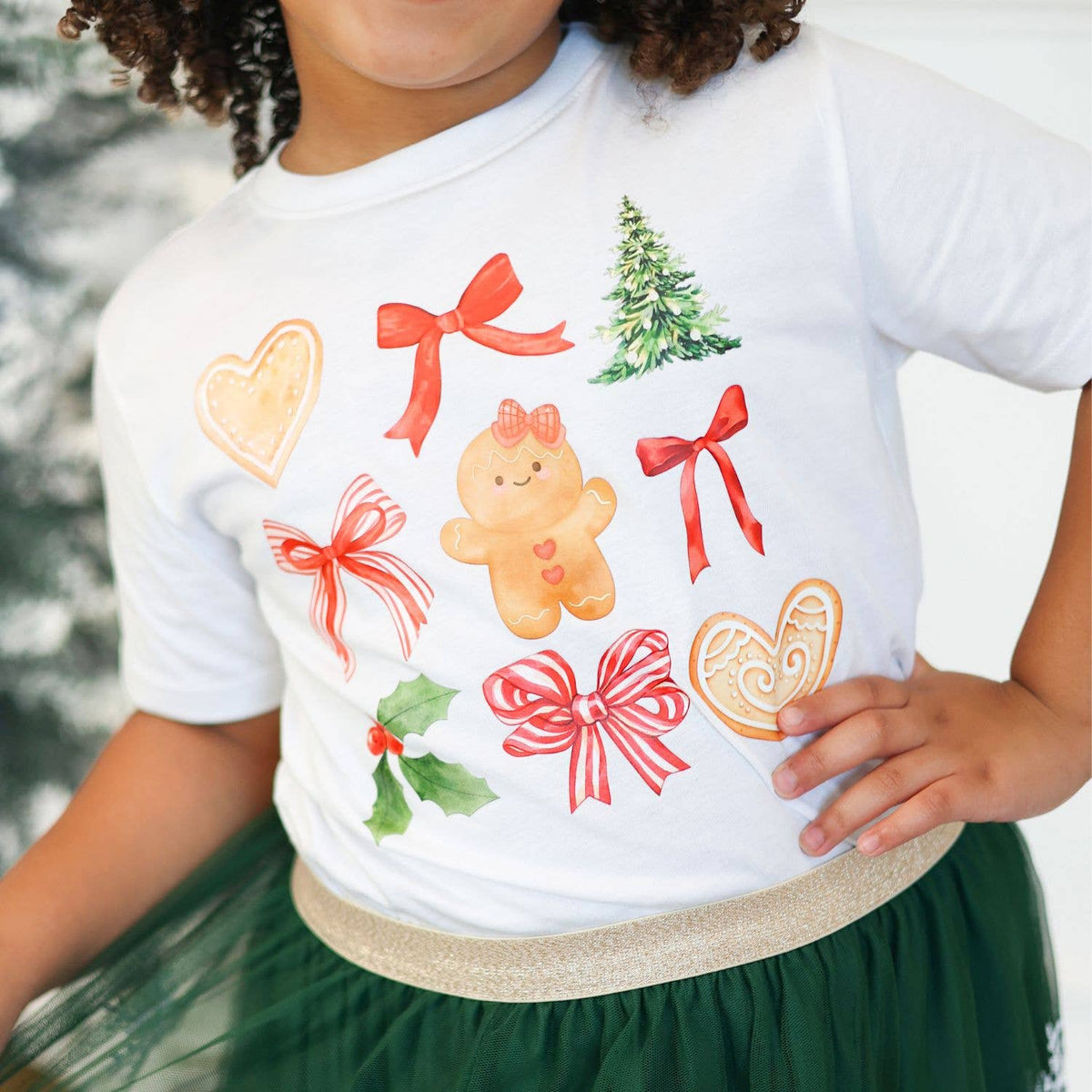 Gingerbread Cutie Christmas Short Sleeve T-Shirt - view 3