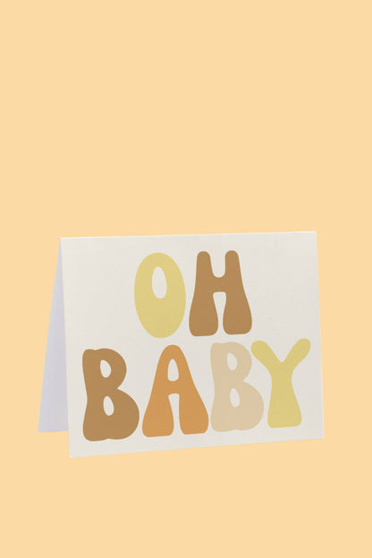 Oh Baby Greeting Card