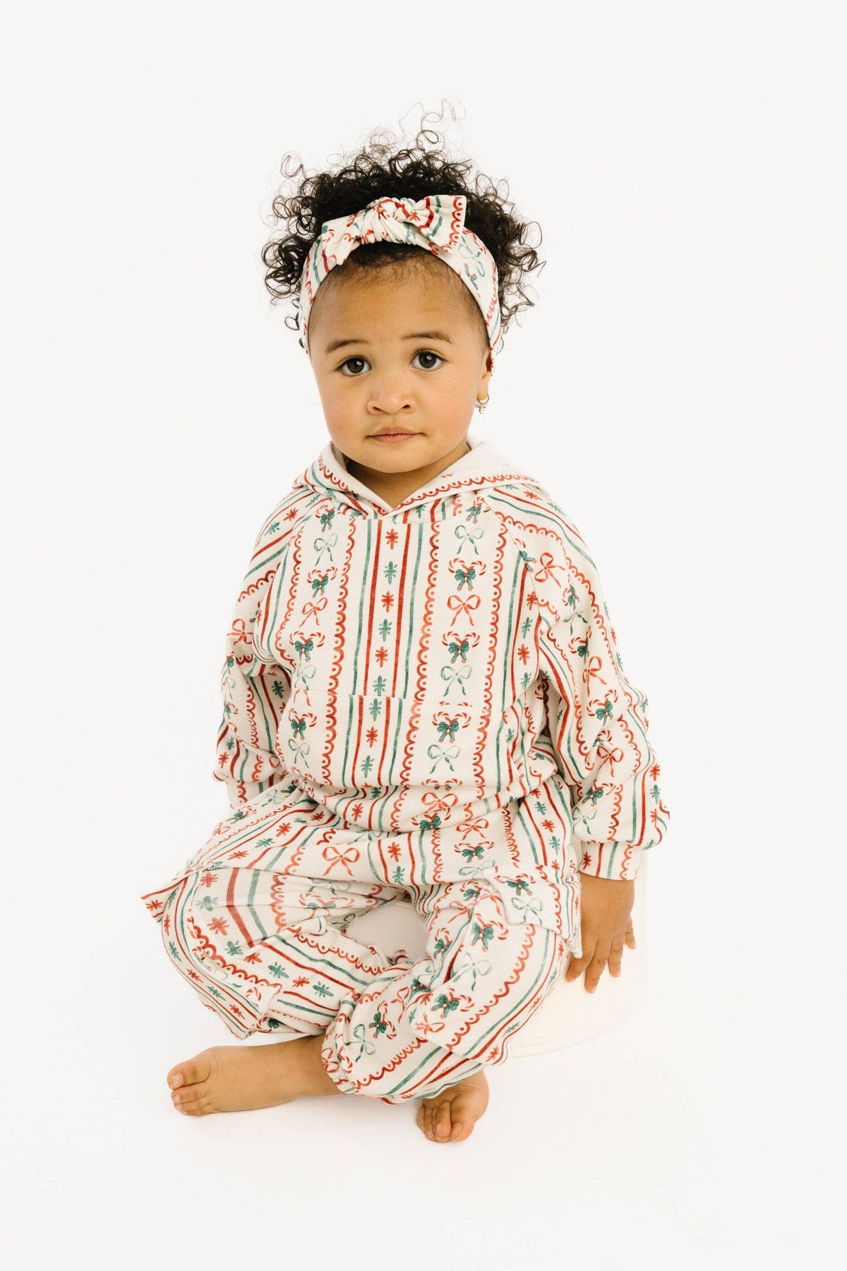 Christmas Dainty Bow cargo hoodie set - view 4
