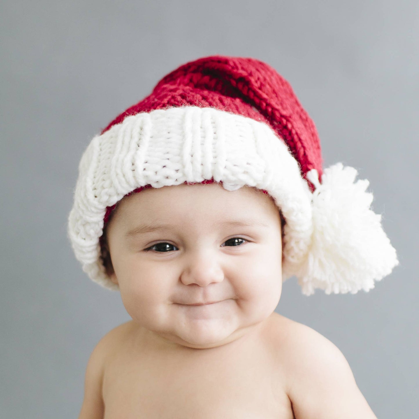 Nicholas Santa Hat | Hand Knit Kids & Baby Christmas Holiday