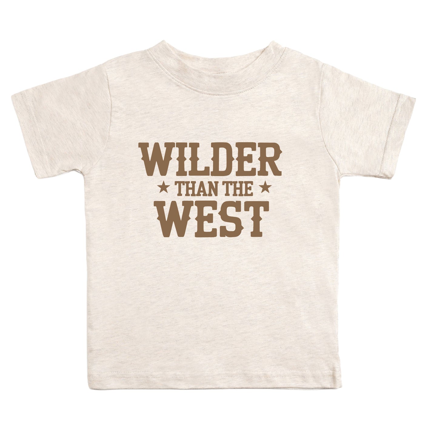 Wilder Than The West Western Short Sleeve T-Shirt