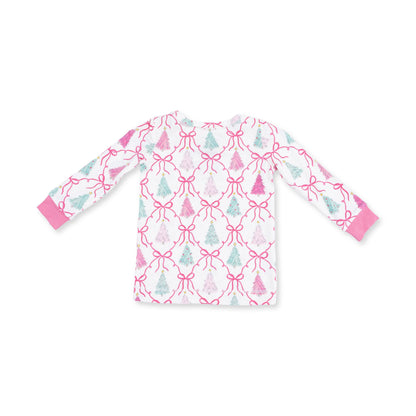 Bow Trellis Tree - Long Sleeve Loungewear Set, view 4