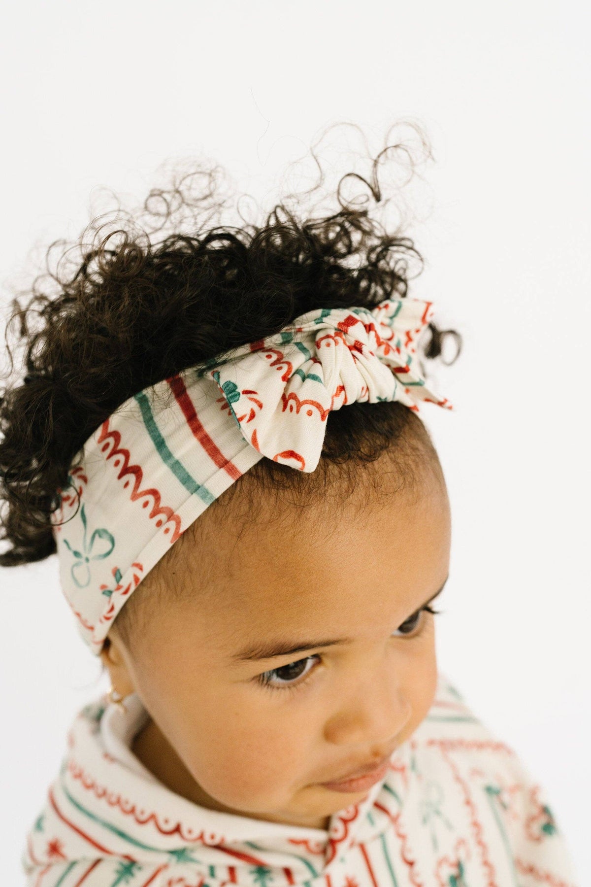 Christmas Dainty Bow Cargo Hoodie Set