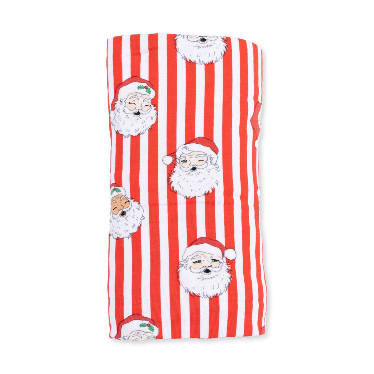 Vintage Santa Stripe - Swaddle Blanket, view 3