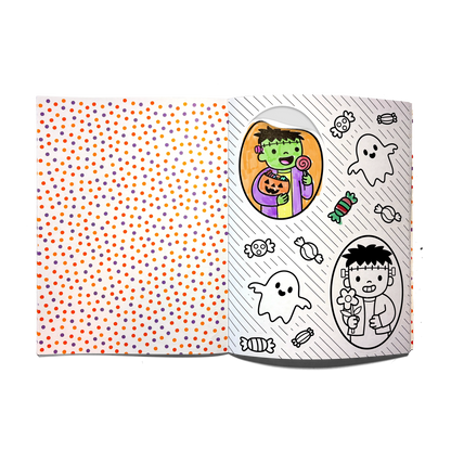 Stickiville Color-in' Sticker Book - Cute n Spooky Doodles - 30 Sheets - view 2
