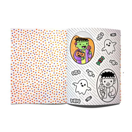 Stickiville Color-in' Sticker Book - Cute n Spooky Doodles - 30 Sheets - view 2