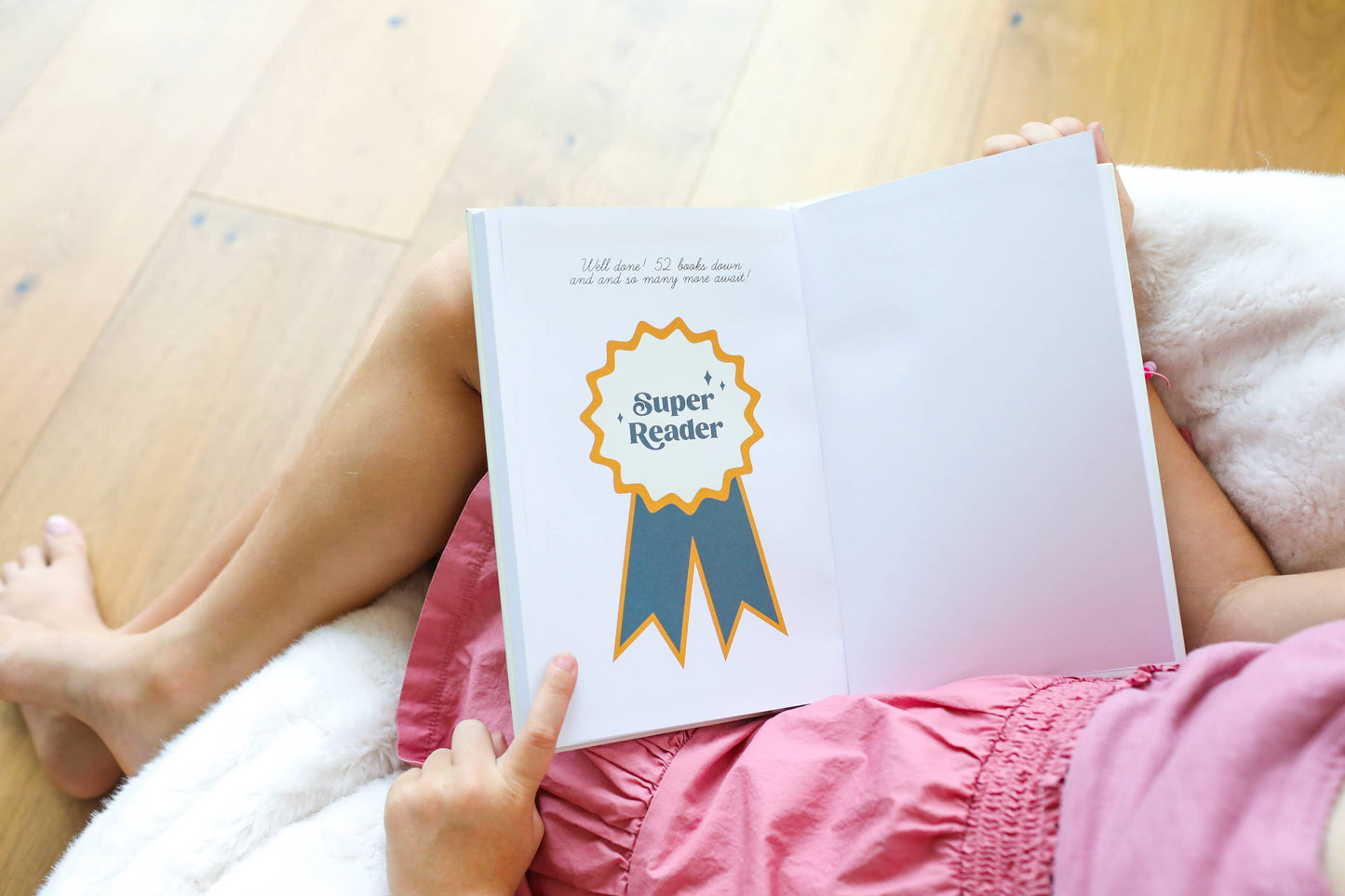 Reading Journal for Kids: For the Love of Books, A Book Journal and Planner for Children to Track, Log, Report and Review