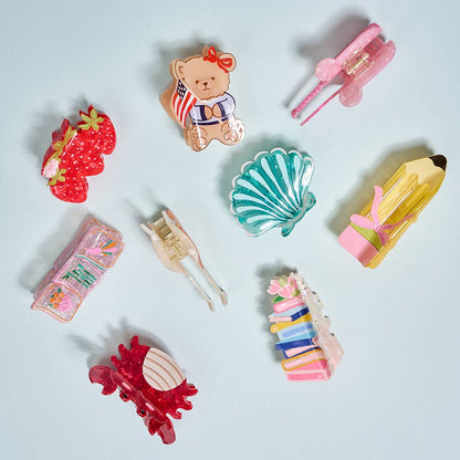 Strawberry Patch Hair Claw Clip