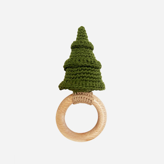 Tree Crochet Rattle Teether