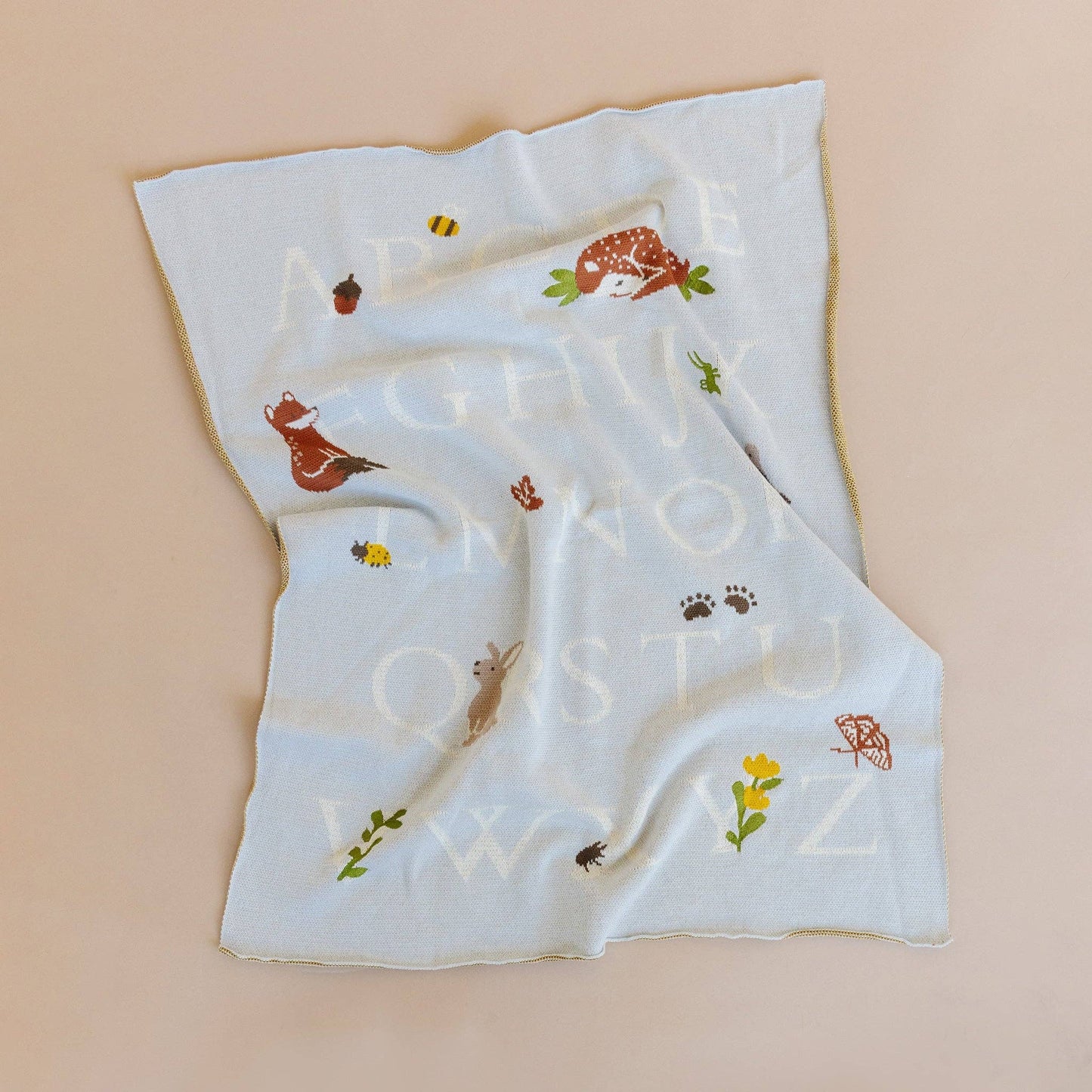 ABC Woodland Baby Blanket