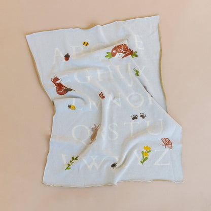 ABC Woodland Baby Blanket
