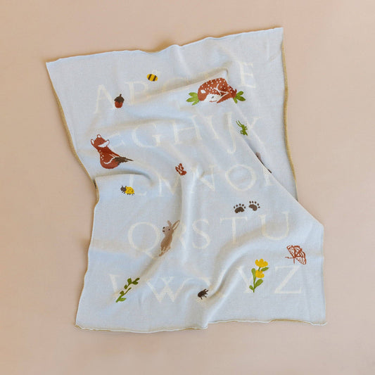 ABC Woodland Baby Blanket