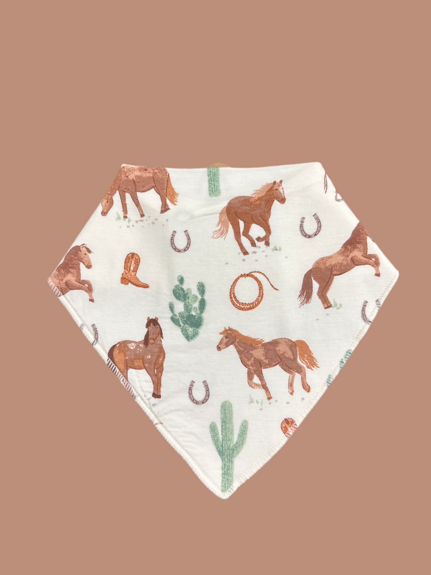 Bandana Bib - Western Horses