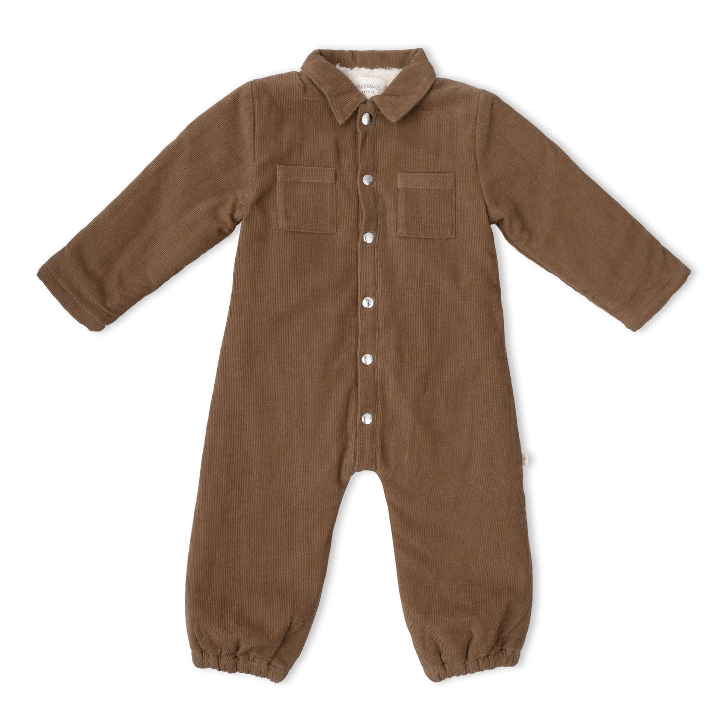 Organic Corduroy Jumpsuit - Brown