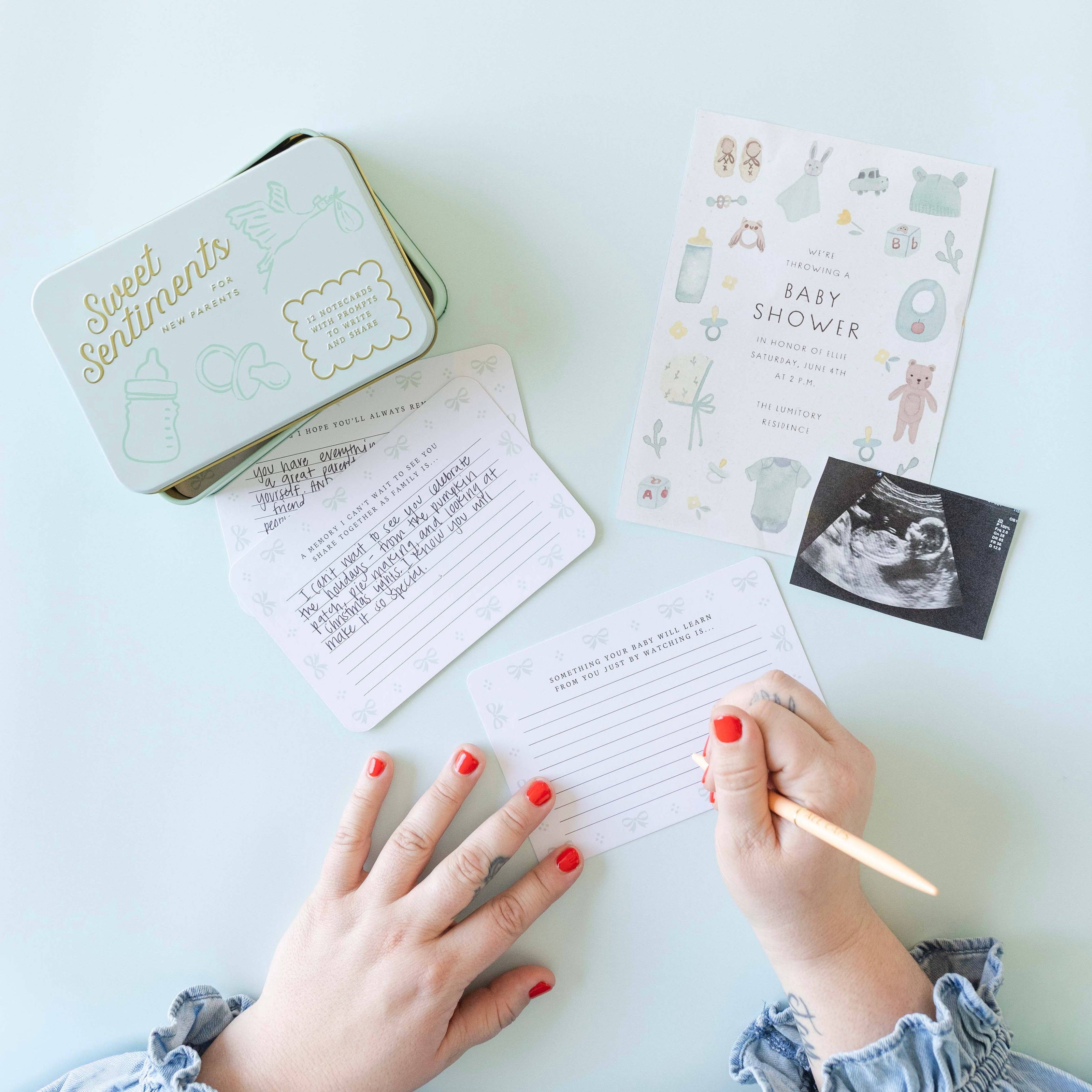 Sweet Sentiments Notecards for New Parents - view 7